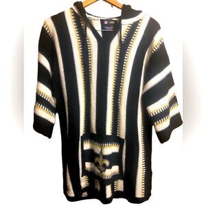 NFL Team Little Earth Productions New Orleans Saints Knitted Hooded Pullover